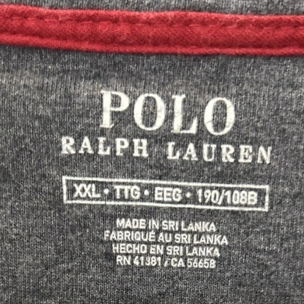 Polo Ralph‎ Lauren Men's Sweater Large Pullover 1/4 Zip Red Size XXL